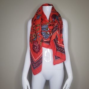 Women's Floral Blanket Scarf